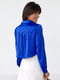 Блуза атласная синяя | 6307304 | фото 5