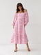 Сукня А-силуету рожева в ромби | 6307430 | фото 3