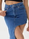 Спідниця джинсова синя | 6307504 | фото 4
