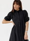 Платье-рубашка черное | 6307527 | фото 3