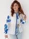 Блуза с орнаментом молочная | 6307583 | фото 7