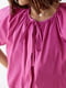 Блуза оверсайз кольору фуксія | 6307666 | фото 4