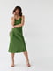 Сукня у білизняному стилі зелена | 6307674 | фото 5