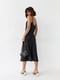 Сукня у білизняному стилі чорна | 6307694 | фото 2