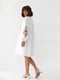 Сукня-А силуету біла з вишивкою | 6307742 | фото 4