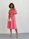Платье-А силуэта розовое | 6307754 | фото 5