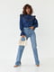 Блуза джинсовая с рюшами | 6307773 | фото 3