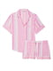 Пижама фланелевая: рубашка и шорты | 6324028 | фото 3