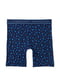 Трусы-шорты синие с цветочным принтом | 6324055 | фото 3