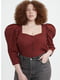 Блуза червоно-коричнева | 6324090 | фото 3