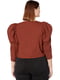 Блуза красно-коричневая | 6324090 | фото 7