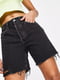 Шорты черные джинсовые | 6324108 | фото 2