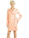 Платье персикового цвета | 6324232 | фото 4