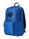 Рюкзак синий с принтом | 6324331 | фото 3