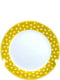 Тарелка фарфоровая (желтая) 18 см Maestro | 6311564