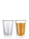Набор стеклянных стаканов с двойными стенками 2 шт 360 мл | 6323009