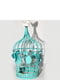 Декоративний свічник Метелики 24,5 см, блакитний антик | 6323021