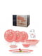 Столовий сервіз Ambi Japanese Pink 46 предметів | 6323379
