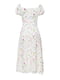 Платья А-силуэта молочного цвета с принтом | 6324930 | фото 5