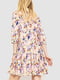 Сукня персикова квітковий принт | 6325231 | фото 4