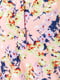 Платье персиковое цветочный принт | 6325231 | фото 5