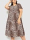 Платье-футляр в леопардовый принт | 6325242 | фото 2