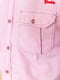 Рубашка розовая с кармашками | 6325291 | фото 5