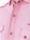 Рубашка розовая с карманами | 6325294 | фото 5
