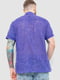 Рубашка фиолетовая с принтом | 6325303 | фото 4