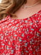 Сарафан красный с цветочным принтом | 6325930 | фото 3