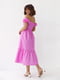 Сукня-А силуету рожева в горох | 6307728 | фото 2