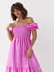 Сукня-А силуету рожева в горох | 6307728 | фото 3
