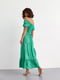 Сукня А-силуету зелена з принтом | 6307914 | фото 2