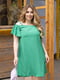 Платье-футляр зеленое | 6327120 | фото 2