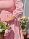 Сукня А-силуету персикова | 6327219 | фото 3
