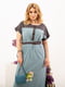 Сукня А-силуету блакитна | 6327303 | фото 2