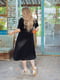 Платье А-силуэта черное | 6327419 | фото 3