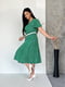 Сукня-сорочка зелена в принт | 6327791 | фото 6