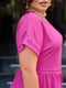 Сукня А-силуету кольору фуксія | 6327258 | фото 3