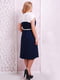 Сукня-футляр синьо-біла | 6327811 | фото 5