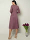 Платье А-силуэта  лилового цвета | 6327889 | фото 8