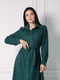 Сукня-сорочка смарагдового кольору | 6327893 | фото 7