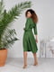 Сукня А-силуету зелена | 6327923 | фото 4
