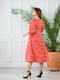 Сукня А-силуету червона з принтом | 6327931 | фото 4