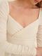 Сукня А-силуету молочного кольору | 6328289 | фото 5