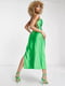 Платье в бельевом стиле зеленое | 6328667 | фото 3