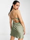 Сукня у білизняному стилі зелена | 6329266 | фото 4