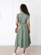 Сукня А-силуету фісташкового кольору | 6329715 | фото 2