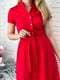 Платье А-силуэта красное | 6329716 | фото 2