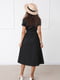 Платье А-силуэта черное | 6329718 | фото 2